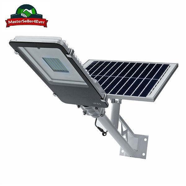 50W 96LED 1000LM Solar Powered Light Sensor Street Light with Rmote Control Wate