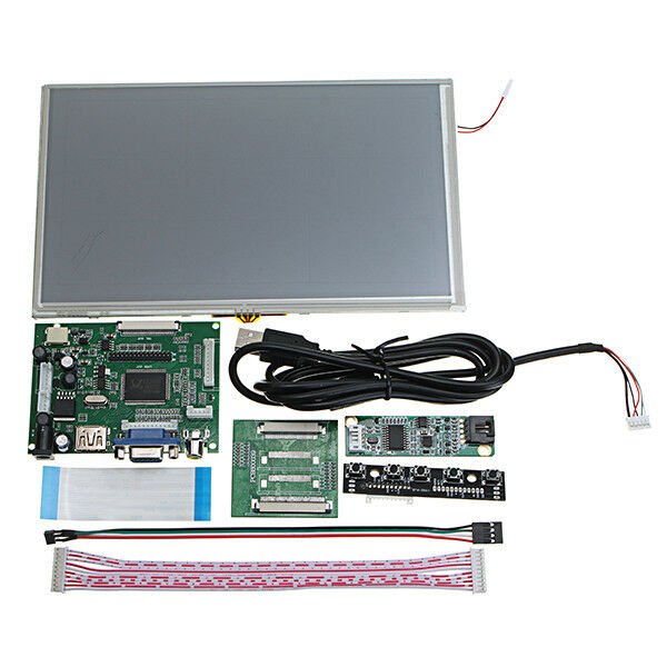 9" 1024x600 LCD Touch Screen+HDMI/VGA Driver Board For Raspberry Pi-For All RPi