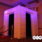 Custom party wedding photo booth LED inflatable Photo Booth backdrop Free print