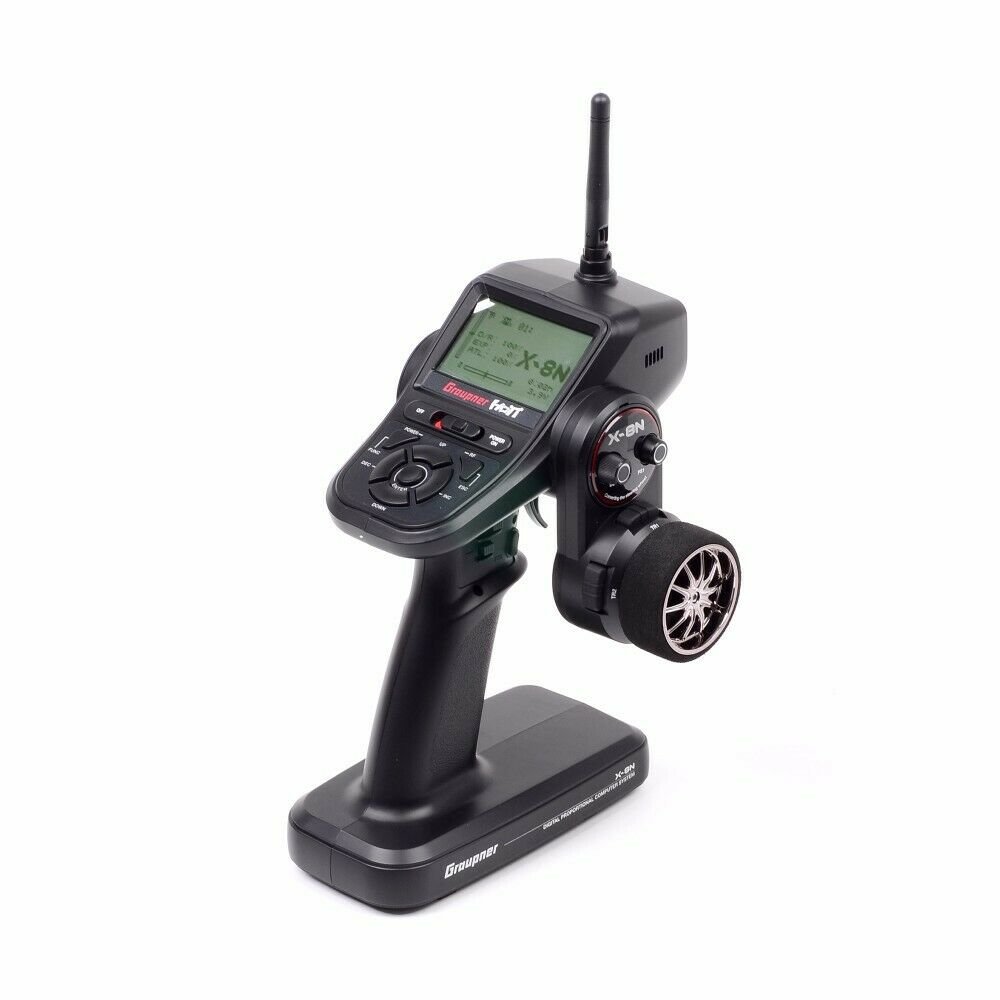 Graupner GM X-8N 2.4G 4CH HoTT Transmitter Surface Radio Remote Control W/ Recei