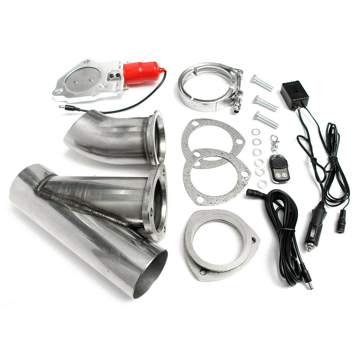 3 Inch Electric Exhaust Valve Catback Down Pipe Systems Kit Remote Intelligent E