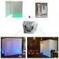 Inflatable Cube Photo Booth Air Tent Portable Photobooth with LED Lights White
