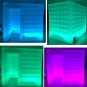 Inflatable Cube Photo Booth Air Tent Portable Photobooth with LED Lights White