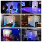 Inflatable Cube Photo Booth Air Tent Portable Photobooth with LED Lights White