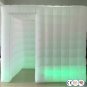 Inflatable Cube Photo Booth Air Tent Portable Photobooth with LED Lights White