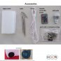 Inflatable Cube Photo Booth Air Tent Portable Photobooth with LED Lights White