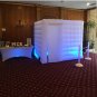 Inflatable Cube Photo Booth Air Tent Portable Photobooth with LED Lights White