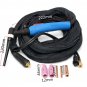 WP-17FV 12-Foot 150Amp Air Cooling Argon Arc Welding Gun Tig Torch Complete With