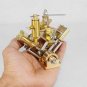 Two-cylinder reciprocating steam engine model Steam boat engine birthday gift