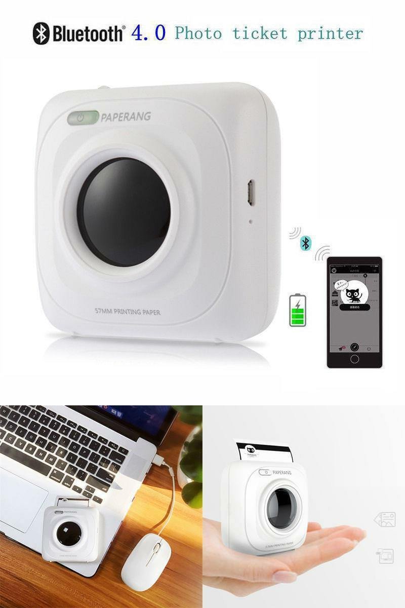 PAPERANG P1 Portable Bluetooth 4.0 Printer Photo Printer Phone Wireless Connecti