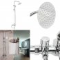 Chrome Brass Shower Head Set Supercharged Hot Cold Shower Faucet with Hand Showe
