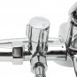 Chrome Brass Shower Head Set Supercharged Hot Cold Shower Faucet with Hand Showe
