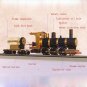 Steam Train Model Locomotive Drive HO Proportion Live Scale 1:36 Beauty DPX-1.0