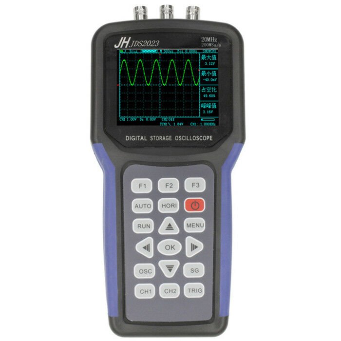 JDS2023 Digital Storage Handheld Oscilloscope 1 Channels 20MHz Oscilloscope AC/D