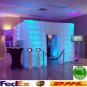 Inflatable Cube Photo Booth 9.8ft Air Tent Portable Photobooth+LED Lights+Blower