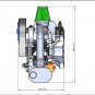 DLE 200CC 2 Stork DLE200 Gasoline Engine for Paramotor (Premium Muffler Version)