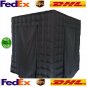 Inflatable 7.8ft Cube Photo Booth Tent 2 Doors Photobooth with Door Covers Black