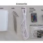 Inflatable 7.8ft Cube Photo Booth Tent 2 Doors Photobooth with Door Covers Black