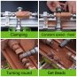 Raitool 220V Mini Beads Lathe Machine Household Lathe DIY Wood Beads Wood Workin