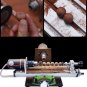 Raitool 220V Mini Beads Lathe Machine Household Lathe DIY Wood Beads Wood Workin