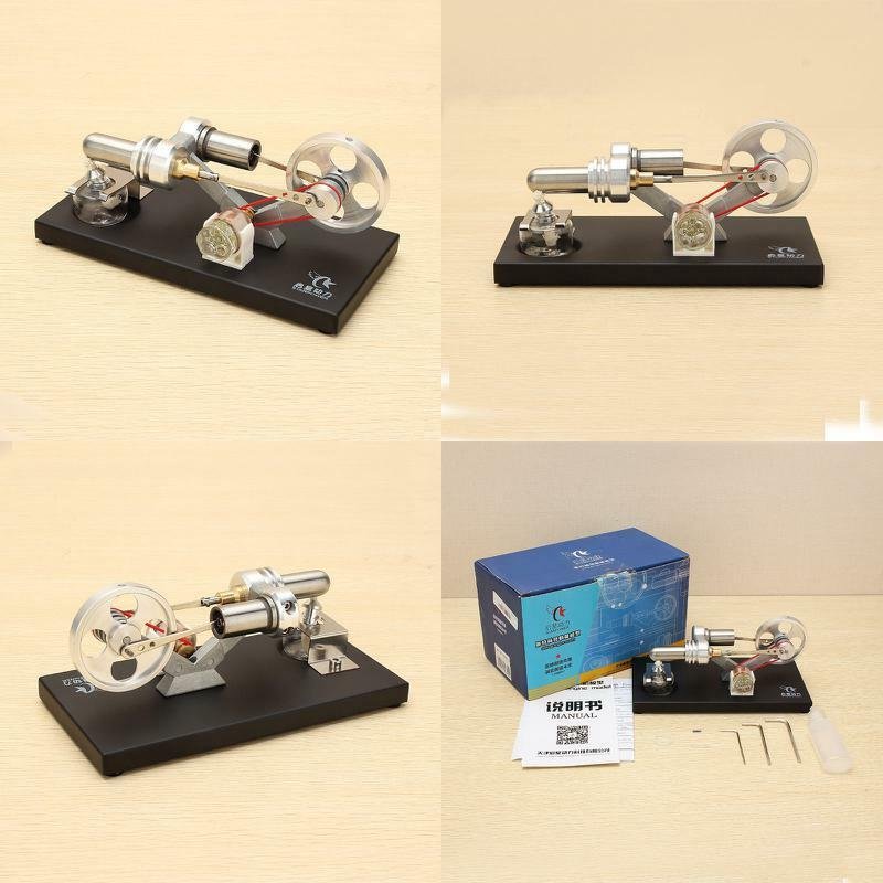 Stirling Engine Model All Metal Motor Model Kit Model:QX-FD-05-M