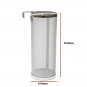 New-100x250mm Home Brew Beer Hop Filter Stainless Steel Strainer Pellet Mesh 400