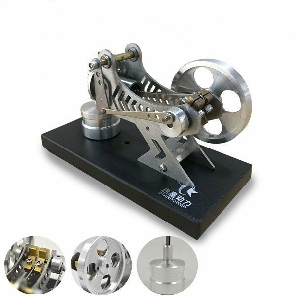 STARPOWER Live Vacuum Engine Hot Air Stirling Engine Model Science Study Develop