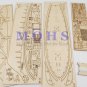 Wooden Scale Model Ship 1/130 Assembly Model kits Classical Wooden Sailing Boat