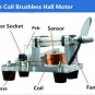 STARK-71 Single Coil Engine Model Brushless Hall Motor Hall Sensor STEM Science