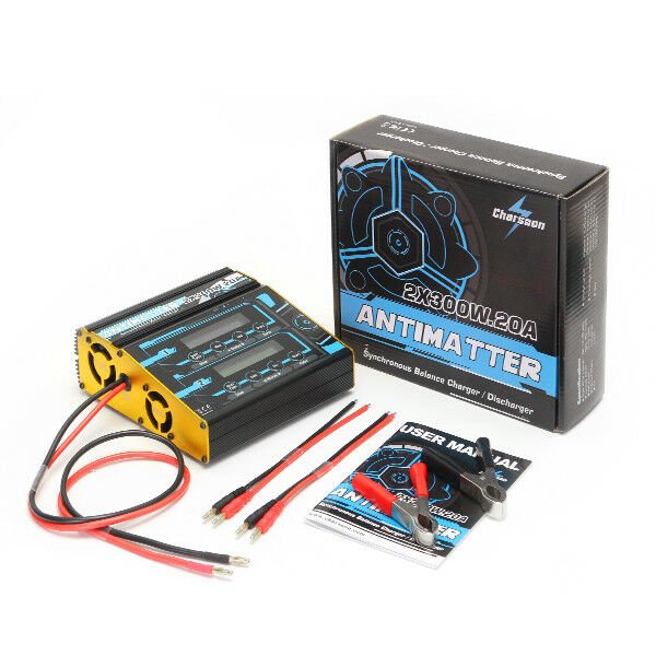 Charsoon Antimatter DC 2x300W 20A Lipo Battery Balance Charger Discharger