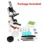28Pcs Portable Educational Microscope Kit Biological Microscope Gift for Kids 10