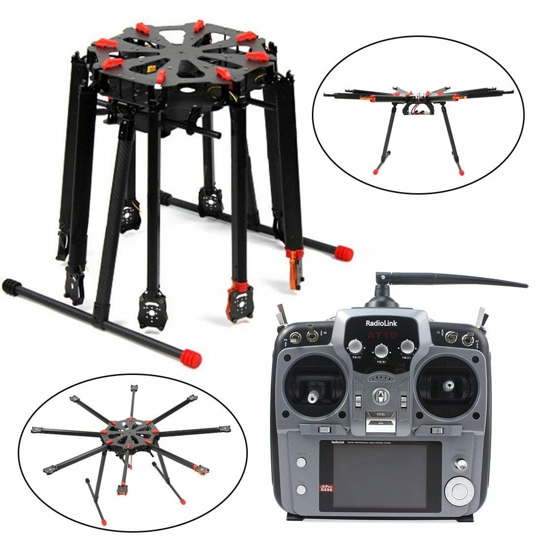 Flying over the tarot X8 rack octagonal aircraft GPS return a key PX4 32bit