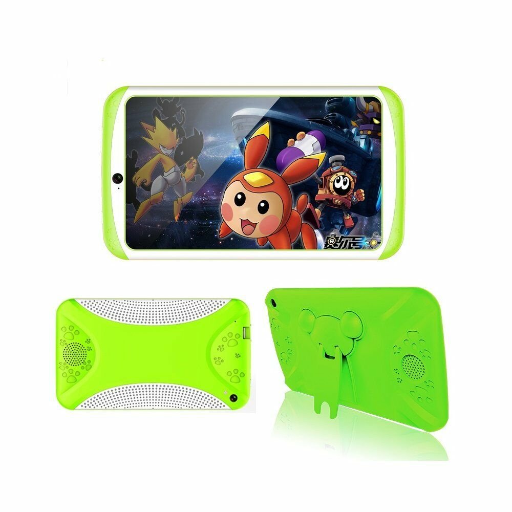 Android Tablet Computer Green&acirc;�� For Kids,7 Inch Display, HD Visuals, 3000mAh