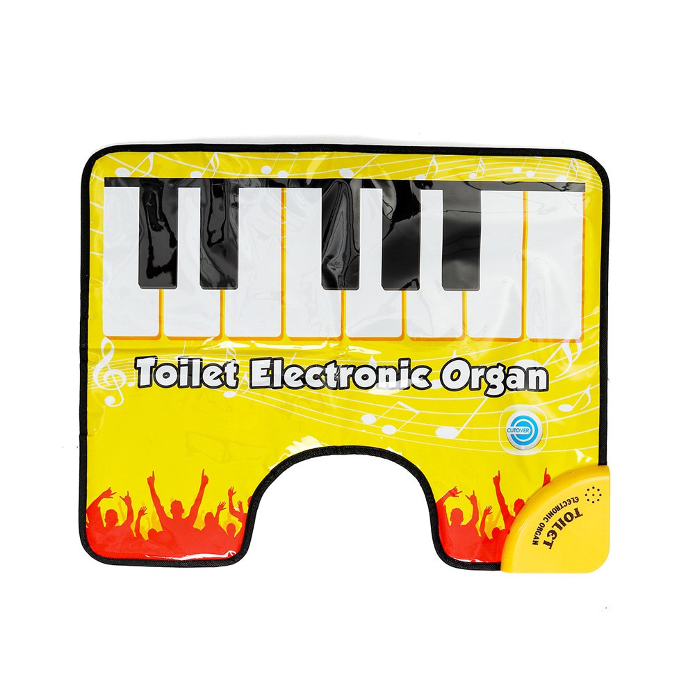 Touch Play Keyboard Music Singing Toilet Carpet Mat Adult Children Fun Casual Decompression Toy Pian