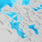 Travel World Scratch Map Ocean Scratch Off Foil Layer Coating World Deluxe Scratch Map 59.4x82.5CM
