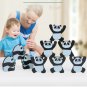 Wood Balancing Stacked Stones Rainbow Monkey/Bear/Panda Hercules Puppet Building Block Montessori To