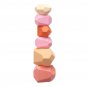 10 Pcs Children Wood Colorful Stone Stacking Game Building Block Education Set Toy