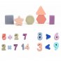 3 IN 1 Wooden Preschool Learning Montessori Math Counting Board Toys for Children Gift