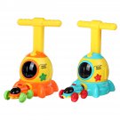 ABS Plastic Inertial Power Balloon Car 6 Balloon Intellectual Development Learning Education Toy for