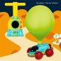 ABS Plastic Inertial Power Balloon Car 6 Balloon Intellectual Development Learning Education Toy for