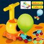 ABS Plastic Inertial Power Balloon Car 6 Balloon Intellectual Development Learning Education Toy for