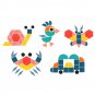 180 Pcs Colorful Creative Multi-Shape Puzzle Develop Thinking Ability Educational Toy with Bag for K