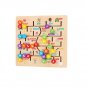 Math Toys Wooden Digitals Alphabet Learning Arithmetic Maze Matching Board Brain Development Toys fo