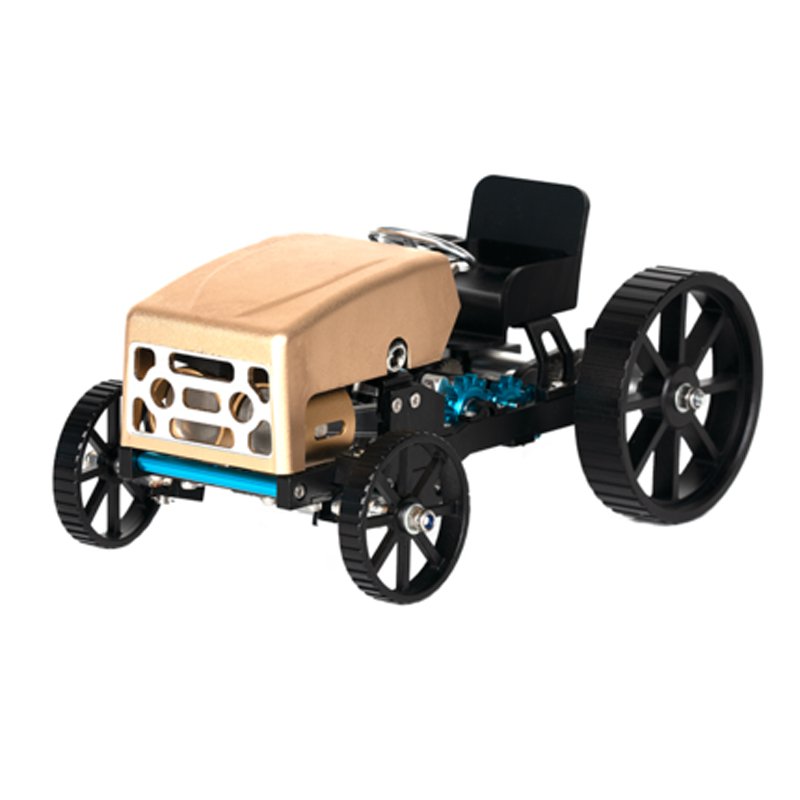Teching DM12B Explorer 1 Creative All-metal Retro Model Car Rechargeable Simulation Science Toy High