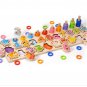 3 IN 1 Wooden Numbers&Fruit Jigsaw Puzzle Math Learning Educational Set Toys