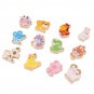 3 IN 1 Wooden Numbers&Fruit Jigsaw Puzzle Math Learning Educational Set Toys