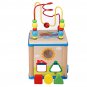Wooden Multi-functional Wisdom Aroind Treasure Box with Beads Parent-child Educational Learning Toy