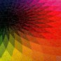 1000 Pieces Colorful Rainbow Round Jigsaw Puzzle Toy Educational Decompression Toy