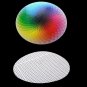 1000 Pieces Colorful Rainbow Round Jigsaw Puzzle Toy Educational Decompression Toy