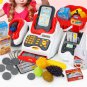 24 PCS Multi-functional Supermarket Simulation Cash Register Interactive Set Toys for Children's Fam